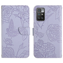 Load image into Gallery viewer, Skin Feel Butterfly Peony Embossed Leather Phone Case, For Xiaomi Redmi 8 / 8A, For Xiaomi Redmi 9, For Xiaomi Redmi 9A, For Xiaomi Redmi 9C, For Xiaomi Redmi 10 4G, For Xiaomi Redmi 10 5G / Note 11E, For Xiaomi Redmi 10C, For Xiaomi Redmi K30 Pro     ...