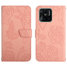 Load image into Gallery viewer, Skin Feel Butterfly Peony Embossed Leather Phone Case, For Xiaomi Redmi 8 / 8A, For Xiaomi Redmi 9, For Xiaomi Redmi 9A, For Xiaomi Redmi 9C, For Xiaomi Redmi 10 4G, For Xiaomi Redmi 10 5G / Note 11E, For Xiaomi Redmi 10C, For Xiaomi Redmi K30 Pro     ...