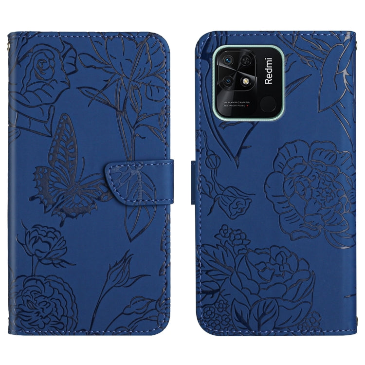 Skin Feel Butterfly Peony Embossed Leather Phone Case, For Xiaomi Redmi 8 / 8A, For Xiaomi Redmi 9, For Xiaomi Redmi 9A, For Xiaomi Redmi 9C, For Xiaomi Redmi 10 4G, For Xiaomi Redmi 10 5G / Note 11E, For Xiaomi Redmi 10C, For Xiaomi Redmi K30 Pro     ...