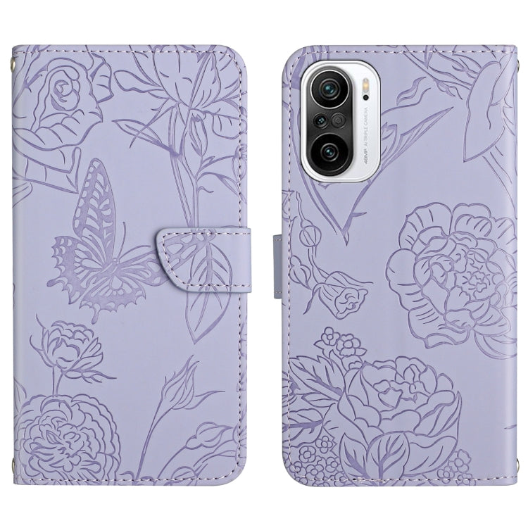 Skin Feel Butterfly Peony Embossed Leather Phone Case, For Xiaomi Redmi 8 / 8A, For Xiaomi Redmi 9, For Xiaomi Redmi 9A, For Xiaomi Redmi 9C, For Xiaomi Redmi 10 4G, For Xiaomi Redmi 10 5G / Note 11E, For Xiaomi Redmi 10C, For Xiaomi Redmi K30 Pro     ...