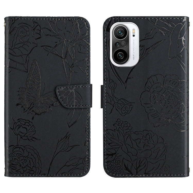 Skin Feel Butterfly Peony Embossed Leather Phone Case, For Xiaomi Redmi 8 / 8A, For Xiaomi Redmi 9, For Xiaomi Redmi 9A, For Xiaomi Redmi 9C, For Xiaomi Redmi 10 4G, For Xiaomi Redmi 10 5G / Note 11E, For Xiaomi Redmi 10C, For Xiaomi Redmi K30 Pro     ...