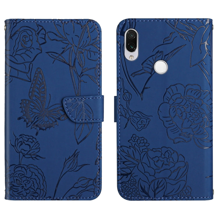 Skin Feel Butterfly Peony Embossed Leather Phone Case, For Xiaomi Redmi Note 7, For Xiaomi Redmi Note 8, For Xiaomi Redmi Note 8 Pro, For Xiaomi Redmi Note 8T, For Xiaomi Redmi Note 9 4G, For Xiaomi Redmi Note 9 5G, For Xiaomi Redmi Note 9 Pro         ...