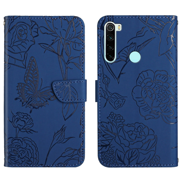 Skin Feel Butterfly Peony Embossed Leather Phone Case, For Xiaomi Redmi Note 7, For Xiaomi Redmi Note 8, For Xiaomi Redmi Note 8 Pro, For Xiaomi Redmi Note 8T, For Xiaomi Redmi Note 9 4G, For Xiaomi Redmi Note 9 5G, For Xiaomi Redmi Note 9 Pro         ...