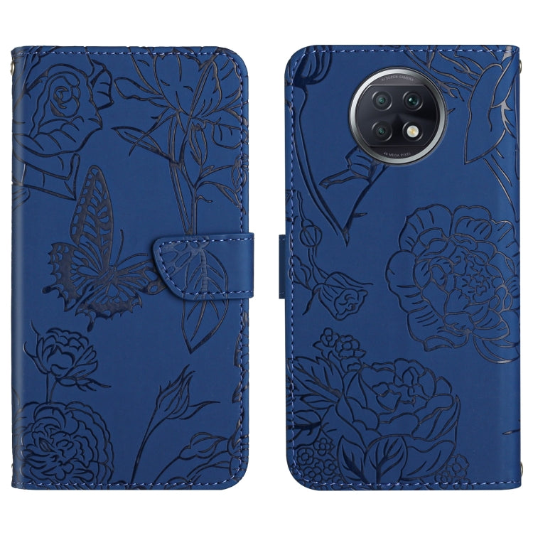 Skin Feel Butterfly Peony Embossed Leather Phone Case, For Xiaomi Redmi Note 7, For Xiaomi Redmi Note 8, For Xiaomi Redmi Note 8 Pro, For Xiaomi Redmi Note 8T, For Xiaomi Redmi Note 9 4G, For Xiaomi Redmi Note 9 5G, For Xiaomi Redmi Note 9 Pro         ...