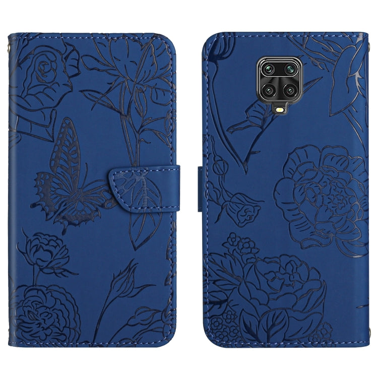 Skin Feel Butterfly Peony Embossed Leather Phone Case, For Xiaomi Redmi Note 7, For Xiaomi Redmi Note 8, For Xiaomi Redmi Note 8 Pro, For Xiaomi Redmi Note 8T, For Xiaomi Redmi Note 9 4G, For Xiaomi Redmi Note 9 5G, For Xiaomi Redmi Note 9 Pro         ...