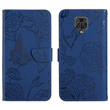 Load image into Gallery viewer, Skin Feel Butterfly Peony Embossed Leather Phone Case, For Xiaomi Redmi Note 7, For Xiaomi Redmi Note 8, For Xiaomi Redmi Note 8 Pro, For Xiaomi Redmi Note 8T, For Xiaomi Redmi Note 9 4G, For Xiaomi Redmi Note 9 5G, For Xiaomi Redmi Note 9 Pro         ...