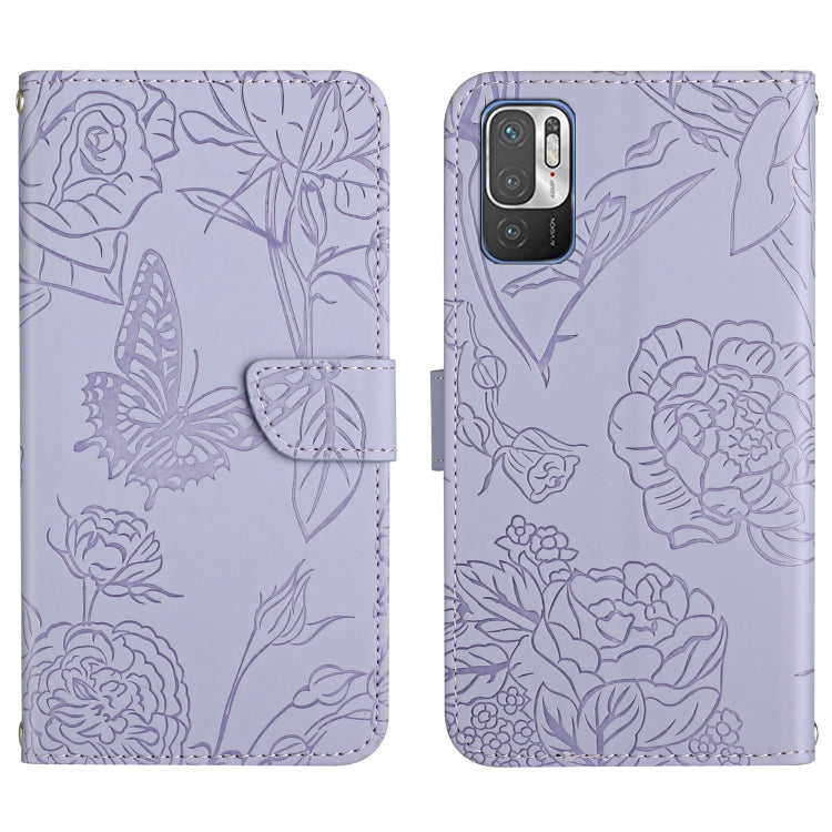 Skin Feel Butterfly Peony Embossed Leather Phone Case, For Xiaomi Redmi Note 7, For Xiaomi Redmi Note 8, For Xiaomi Redmi Note 8 Pro, For Xiaomi Redmi Note 8T, For Xiaomi Redmi Note 9 4G, For Xiaomi Redmi Note 9 5G, For Xiaomi Redmi Note 9 Pro         ...