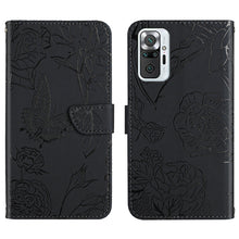 Load image into Gallery viewer, Skin Feel Butterfly Peony Embossed Leather Phone Case, For Xiaomi Redmi Note 10 Pro, For Xiaomi Redmi Note 11S, For Xiaomi Redmi Note 11 5G Chinese Version, For Xiaomi Redmi Note 11 Pro Foreign Version, For Xiaomi Redmi Note 11 Pro / Poco M4 Pro 5G    ...