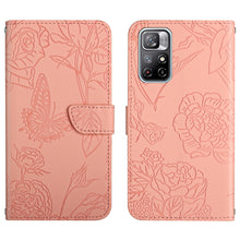 Load image into Gallery viewer, Skin Feel Butterfly Peony Embossed Leather Phone Case, For Xiaomi Redmi Note 10 Pro, For Xiaomi Redmi Note 11S, For Xiaomi Redmi Note 11 5G Chinese Version, For Xiaomi Redmi Note 11 Pro Foreign Version, For Xiaomi Redmi Note 11 Pro / Poco M4 Pro 5G    ...
