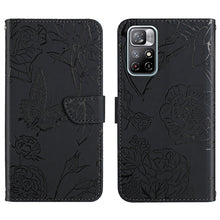 Load image into Gallery viewer, Skin Feel Butterfly Peony Embossed Leather Phone Case, For Xiaomi Redmi Note 10 Pro, For Xiaomi Redmi Note 11S, For Xiaomi Redmi Note 11 5G Chinese Version, For Xiaomi Redmi Note 11 Pro Foreign Version, For Xiaomi Redmi Note 11 Pro / Poco M4 Pro 5G    ...