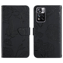 Load image into Gallery viewer, Skin Feel Butterfly Peony Embossed Leather Phone Case, For Xiaomi Redmi Note 10 Pro, For Xiaomi Redmi Note 11S, For Xiaomi Redmi Note 11 5G Chinese Version, For Xiaomi Redmi Note 11 Pro Foreign Version, For Xiaomi Redmi Note 11 Pro / Poco M4 Pro 5G    ...