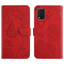Load image into Gallery viewer, Skin Feel Butterfly Peony Embossed Leather Phone Case, For Xiaomi Redmi Note 10 Pro, For Xiaomi Redmi Note 11S, For Xiaomi Redmi Note 11 5G Chinese Version, For Xiaomi Redmi Note 11 Pro Foreign Version, For Xiaomi Redmi Note 11 Pro / Poco M4 Pro 5G    ...