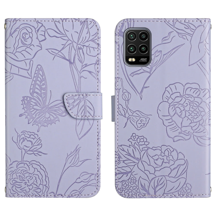 Skin Feel Butterfly Peony Embossed Leather Phone Case, For Xiaomi Redmi Note 10 Pro, For Xiaomi Redmi Note 11S, For Xiaomi Redmi Note 11 5G Chinese Version, For Xiaomi Redmi Note 11 Pro Foreign Version, For Xiaomi Redmi Note 11 Pro / Poco M4 Pro 5G    ...