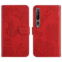 Load image into Gallery viewer, Skin Feel Butterfly Peony Embossed Leather Phone Case, For Xiaomi Redmi Note 10 Pro, For Xiaomi Redmi Note 11S, For Xiaomi Redmi Note 11 5G Chinese Version, For Xiaomi Redmi Note 11 Pro Foreign Version, For Xiaomi Redmi Note 11 Pro / Poco M4 Pro 5G    ...