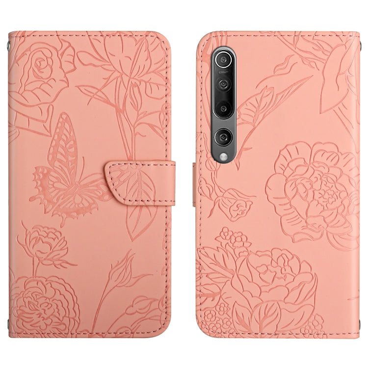 Skin Feel Butterfly Peony Embossed Leather Phone Case, For Xiaomi Redmi Note 10 Pro, For Xiaomi Redmi Note 11S, For Xiaomi Redmi Note 11 5G Chinese Version, For Xiaomi Redmi Note 11 Pro Foreign Version, For Xiaomi Redmi Note 11 Pro / Poco M4 Pro 5G    ...