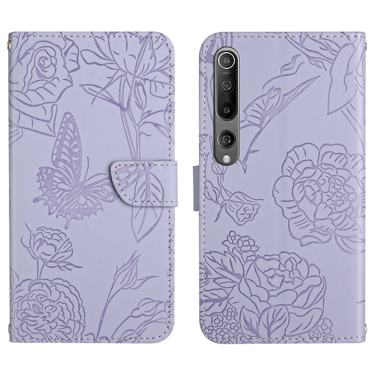 Skin Feel Butterfly Peony Embossed Leather Phone Case, For Xiaomi Redmi Note 10 Pro, For Xiaomi Redmi Note 11S, For Xiaomi Redmi Note 11 5G Chinese Version, For Xiaomi Redmi Note 11 Pro Foreign Version, For Xiaomi Redmi Note 11 Pro / Poco M4 Pro 5G    ...