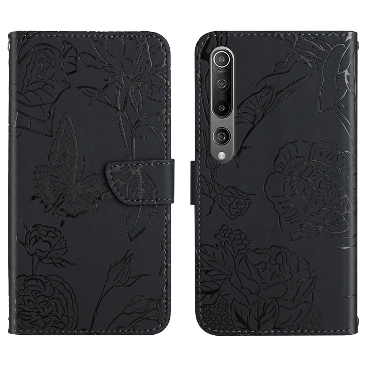 Skin Feel Butterfly Peony Embossed Leather Phone Case, For Xiaomi Redmi Note 10 Pro, For Xiaomi Redmi Note 11S, For Xiaomi Redmi Note 11 5G Chinese Version, For Xiaomi Redmi Note 11 Pro Foreign Version, For Xiaomi Redmi Note 11 Pro / Poco M4 Pro 5G    ...