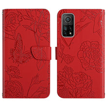 Load image into Gallery viewer, Skin Feel Butterfly Peony Embossed Leather Phone Case, For Xiaomi Redmi Note 10 Pro, For Xiaomi Redmi Note 11S, For Xiaomi Redmi Note 11 5G Chinese Version, For Xiaomi Redmi Note 11 Pro Foreign Version, For Xiaomi Redmi Note 11 Pro / Poco M4 Pro 5G    ...