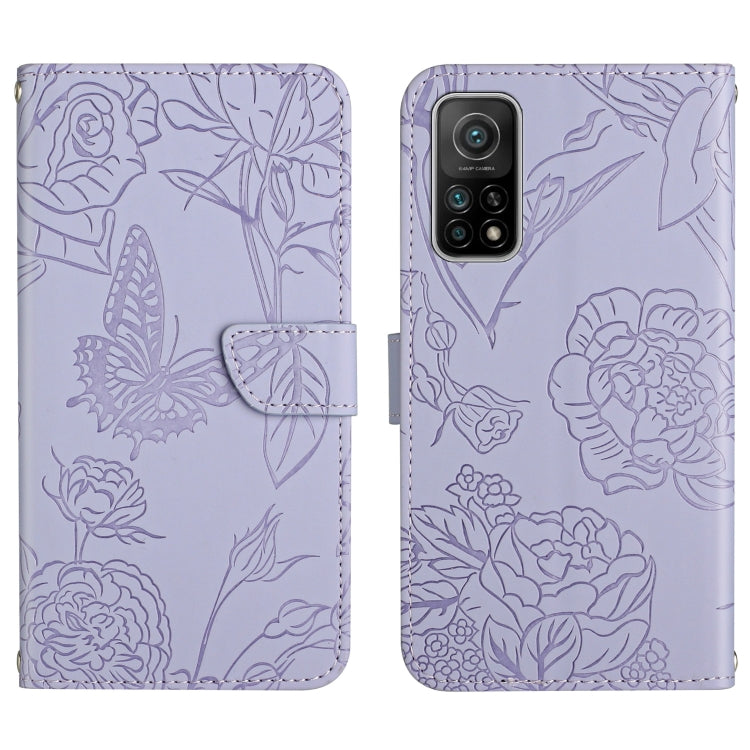 Skin Feel Butterfly Peony Embossed Leather Phone Case, For Xiaomi Redmi Note 10 Pro, For Xiaomi Redmi Note 11S, For Xiaomi Redmi Note 11 5G Chinese Version, For Xiaomi Redmi Note 11 Pro Foreign Version, For Xiaomi Redmi Note 11 Pro / Poco M4 Pro 5G    ...