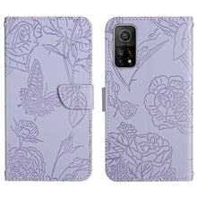 Load image into Gallery viewer, Skin Feel Butterfly Peony Embossed Leather Phone Case, For Xiaomi Redmi Note 10 Pro, For Xiaomi Redmi Note 11S, For Xiaomi Redmi Note 11 5G Chinese Version, For Xiaomi Redmi Note 11 Pro Foreign Version, For Xiaomi Redmi Note 11 Pro / Poco M4 Pro 5G    ...