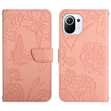Load image into Gallery viewer, Skin Feel Butterfly Peony Embossed Leather Phone Case, For Xiaomi Redmi Note 10 Pro, For Xiaomi Redmi Note 11S, For Xiaomi Redmi Note 11 5G Chinese Version, For Xiaomi Redmi Note 11 Pro Foreign Version, For Xiaomi Redmi Note 11 Pro / Poco M4 Pro 5G    ...