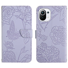 Load image into Gallery viewer, Skin Feel Butterfly Peony Embossed Leather Phone Case, For Xiaomi Redmi Note 10 Pro, For Xiaomi Redmi Note 11S, For Xiaomi Redmi Note 11 5G Chinese Version, For Xiaomi Redmi Note 11 Pro Foreign Version, For Xiaomi Redmi Note 11 Pro / Poco M4 Pro 5G    ...