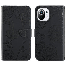 Load image into Gallery viewer, Skin Feel Butterfly Peony Embossed Leather Phone Case, For Xiaomi Redmi Note 10 Pro, For Xiaomi Redmi Note 11S, For Xiaomi Redmi Note 11 5G Chinese Version, For Xiaomi Redmi Note 11 Pro Foreign Version, For Xiaomi Redmi Note 11 Pro / Poco M4 Pro 5G    ...