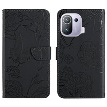 Load image into Gallery viewer, Skin Feel Butterfly Peony Embossed Leather Phone Case, For Xiaomi Mi 11 Lite, For Xiaomi Mi 11 Pro, For Xiaomi Mi 11 Ultra, For Xiaomi Mi 11T / 11T Pro, For Xiaomi 12 / 12 Pro, For Xiaomi Mi Mix 4, For Xiaomi Mi Note 10 Lite                            ...
