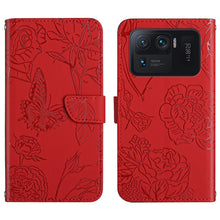 Load image into Gallery viewer, Skin Feel Butterfly Peony Embossed Leather Phone Case, For Xiaomi Mi 11 Lite, For Xiaomi Mi 11 Pro, For Xiaomi Mi 11 Ultra, For Xiaomi Mi 11T / 11T Pro, For Xiaomi 12 / 12 Pro, For Xiaomi Mi Mix 4, For Xiaomi Mi Note 10 Lite                            ...