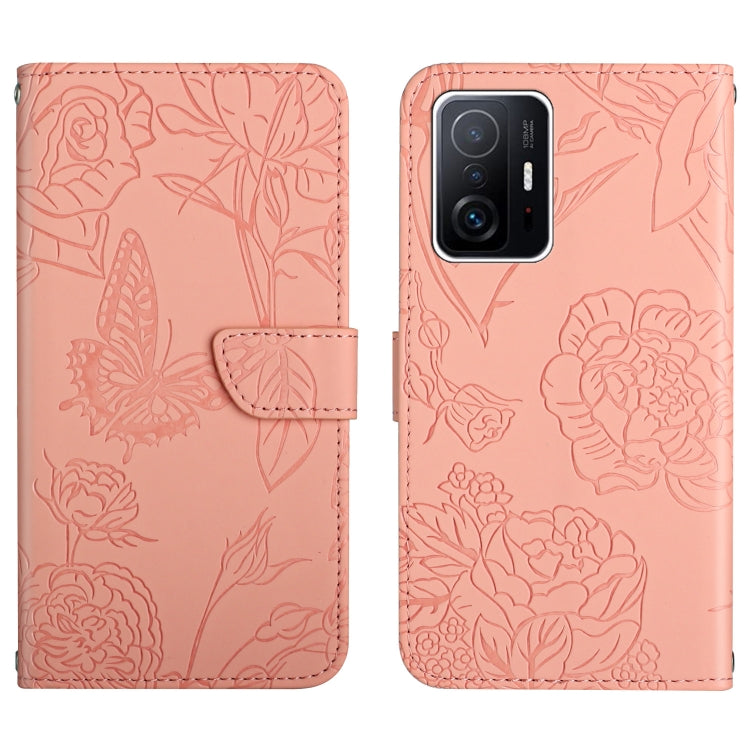 Skin Feel Butterfly Peony Embossed Leather Phone Case, For Xiaomi Mi 11 Lite, For Xiaomi Mi 11 Pro, For Xiaomi Mi 11 Ultra, For Xiaomi Mi 11T / 11T Pro, For Xiaomi 12 / 12 Pro, For Xiaomi Mi Mix 4, For Xiaomi Mi Note 10 Lite                            ...
