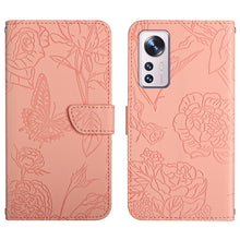Load image into Gallery viewer, Skin Feel Butterfly Peony Embossed Leather Phone Case, For Xiaomi Mi 11 Lite, For Xiaomi Mi 11 Pro, For Xiaomi Mi 11 Ultra, For Xiaomi Mi 11T / 11T Pro, For Xiaomi 12 / 12 Pro, For Xiaomi Mi Mix 4, For Xiaomi Mi Note 10 Lite                            ...