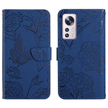 Load image into Gallery viewer, Skin Feel Butterfly Peony Embossed Leather Phone Case, For Xiaomi Mi 11 Lite, For Xiaomi Mi 11 Pro, For Xiaomi Mi 11 Ultra, For Xiaomi Mi 11T / 11T Pro, For Xiaomi 12 / 12 Pro, For Xiaomi Mi Mix 4, For Xiaomi Mi Note 10 Lite                            ...