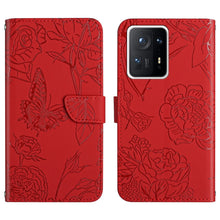 Load image into Gallery viewer, Skin Feel Butterfly Peony Embossed Leather Phone Case, For Xiaomi Mi 11 Lite, For Xiaomi Mi 11 Pro, For Xiaomi Mi 11 Ultra, For Xiaomi Mi 11T / 11T Pro, For Xiaomi 12 / 12 Pro, For Xiaomi Mi Mix 4, For Xiaomi Mi Note 10 Lite                            ...