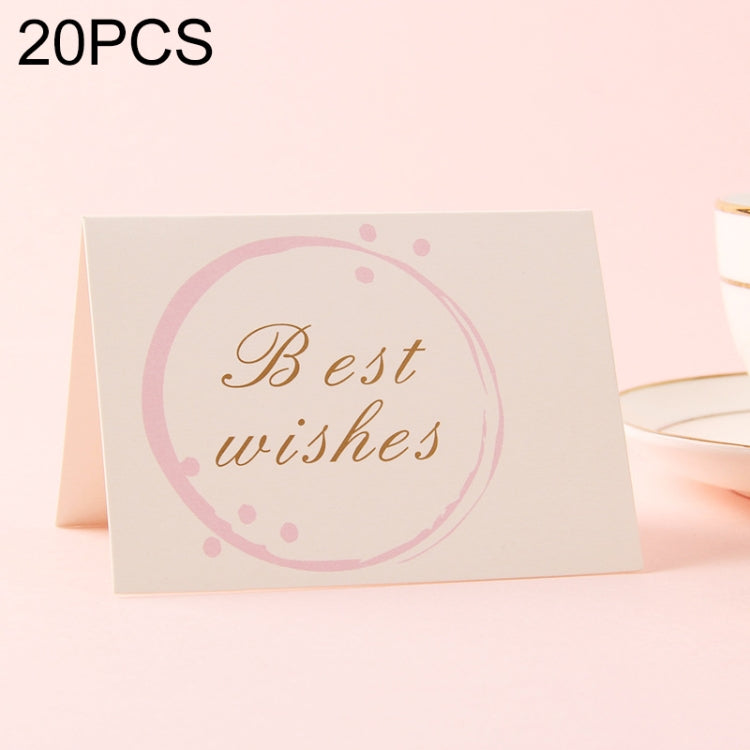 20 PCS 3D Holiday Blessing And Thanksgiving Card, without Envelope