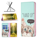 Colored Drawing Invisible Magnetic Leather Phone Case, For Xiaomi Redmi 10 5G / Note 11E, For Xiaomi Redmi 10C