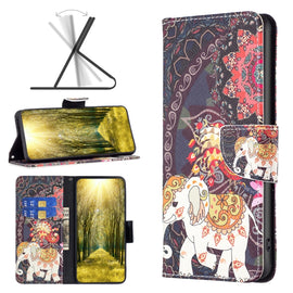 Colored Drawing Leather Phone Case, For Xiaomi Redmi 10 5G / Note 11E, For Xiaomi Redmi 10C