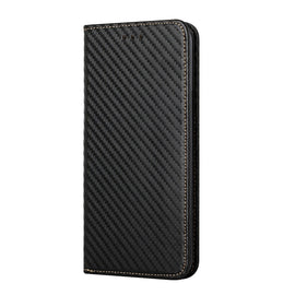 Carbon Fiber Texture Flip Holder Leather Phone Case, For Samsung Galaxy A13 5G, For Samsung Galaxy A33 5G, For Samsung Galaxy A53, For Samsung Galaxy S22 Ultra 5G, For Samsung Galaxy S22 5G, For Samsung Galaxy S22+ 5G, For OPPO A16, For vivo Y21