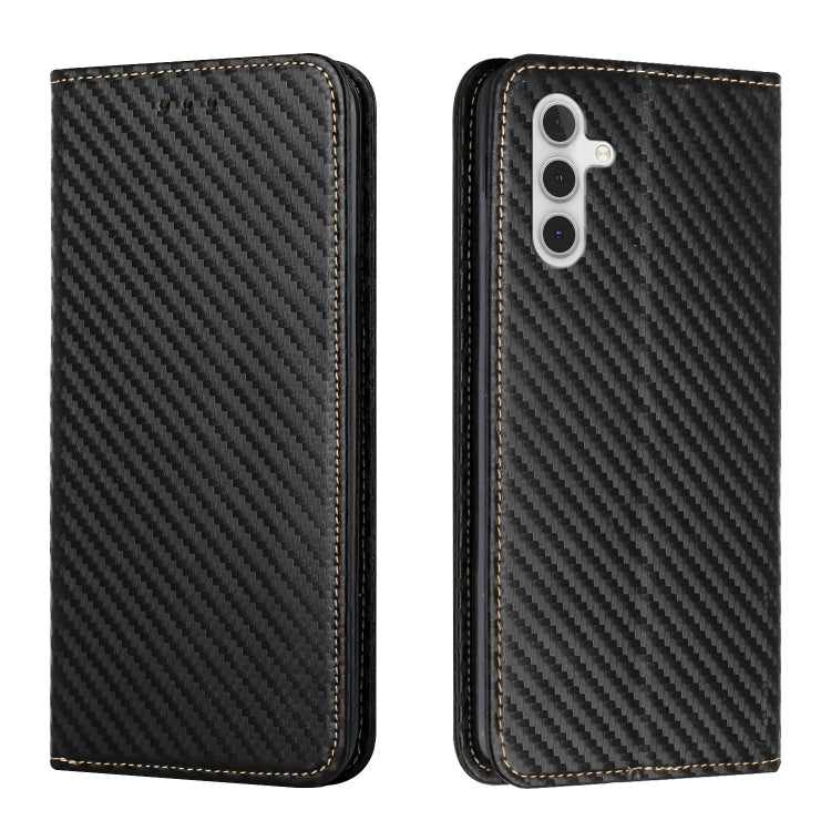 Carbon Fiber Texture Flip Holder Leather Phone Case, For Samsung Galaxy A13 5G, For Samsung Galaxy A33 5G, For Samsung Galaxy A53, For Samsung Galaxy S22 Ultra 5G, For Samsung Galaxy S22 5G, For Samsung Galaxy S22+ 5G, For OPPO A16, For vivo Y21