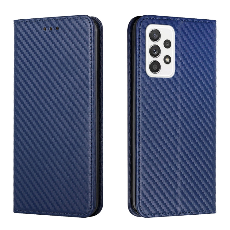 Carbon Fiber Texture Flip Holder Leather Phone Case, For Samsung Galaxy A13 5G, For Samsung Galaxy A33 5G, For Samsung Galaxy A53, For Samsung Galaxy S22 Ultra 5G, For Samsung Galaxy S22 5G, For Samsung Galaxy S22+ 5G, For OPPO A16, For vivo Y21