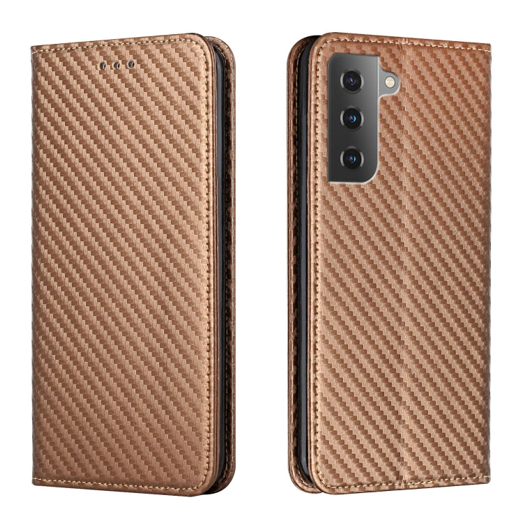 Carbon Fiber Texture Flip Holder Leather Phone Case, For Samsung Galaxy A13 5G, For Samsung Galaxy A33 5G, For Samsung Galaxy A53, For Samsung Galaxy S22 Ultra 5G, For Samsung Galaxy S22 5G, For Samsung Galaxy S22+ 5G, For OPPO A16, For vivo Y21