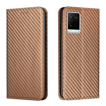 Load image into Gallery viewer, Carbon Fiber Texture Flip Holder Leather Phone Case, For Samsung Galaxy A13 5G, For Samsung Galaxy A33 5G, For Samsung Galaxy A53, For Samsung Galaxy S22 Ultra 5G, For Samsung Galaxy S22 5G, For Samsung Galaxy S22+ 5G, For OPPO A16, For vivo Y21