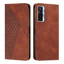 Load image into Gallery viewer, Diamond Splicing Skin Feel Magnetic Leather Phone Case, For Tecno Camon 17P / 17 Pro, For Tecno Camon 18P / 18, For Tecno Camon 18 Premier, For Tecno POP 5 LTE, For Tecno Pova 2, For Tecno Pova Neo, For Tecno Spark 7, For Tecno Spark 8P                ...