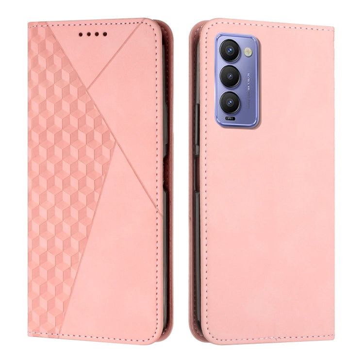 Diamond Splicing Skin Feel Magnetic Leather Phone Case, For Tecno Camon 17P / 17 Pro, For Tecno Camon 18P / 18, For Tecno Camon 18 Premier, For Tecno POP 5 LTE, For Tecno Pova 2, For Tecno Pova Neo, For Tecno Spark 7, For Tecno Spark 8P                ...