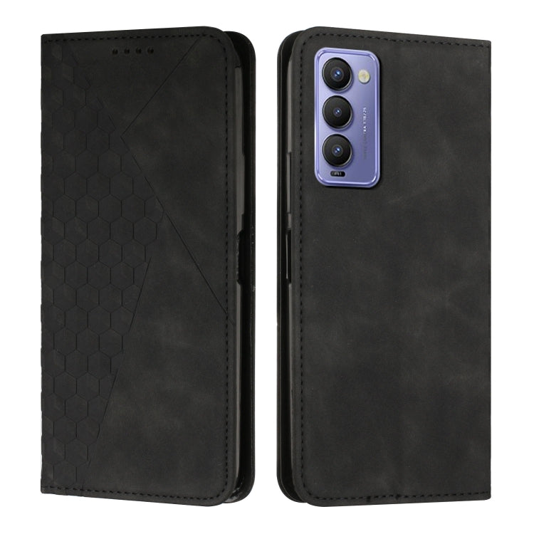 Diamond Splicing Skin Feel Magnetic Leather Phone Case, For Tecno Camon 17P / 17 Pro, For Tecno Camon 18P / 18, For Tecno Camon 18 Premier, For Tecno POP 5 LTE, For Tecno Pova 2, For Tecno Pova Neo, For Tecno Spark 7, For Tecno Spark 8P                ...