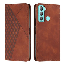 Load image into Gallery viewer, Diamond Splicing Skin Feel Magnetic Leather Phone Case, For Tecno Camon 17P / 17 Pro, For Tecno Camon 18P / 18, For Tecno Camon 18 Premier, For Tecno POP 5 LTE, For Tecno Pova 2, For Tecno Pova Neo, For Tecno Spark 7, For Tecno Spark 8P                ...