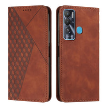 Load image into Gallery viewer, Diamond Splicing Skin Feel Magnetic Leather Phone Case, For Tecno Camon 17P / 17 Pro, For Tecno Camon 18P / 18, For Tecno Camon 18 Premier, For Tecno POP 5 LTE, For Tecno Pova 2, For Tecno Pova Neo, For Tecno Spark 7, For Tecno Spark 8P                ...