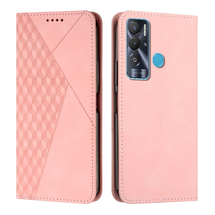 Diamond Splicing Skin Feel Magnetic Leather Phone Case, For Tecno Camon 17P / 17 Pro, For Tecno Camon 18P / 18, For Tecno Camon 18 Premier, For Tecno POP 5 LTE, For Tecno Pova 2, For Tecno Pova Neo, For Tecno Spark 7, For Tecno Spark 8P                ...