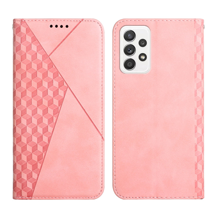 Diamond Splicing Skin Feel Magnetic Leather Phone Case, For Samsung Galaxy A23
