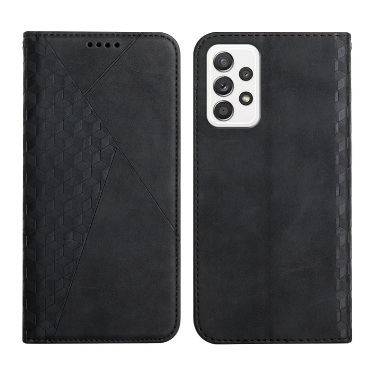Diamond Splicing Skin Feel Magnetic Leather Phone Case, For Samsung Galaxy A23