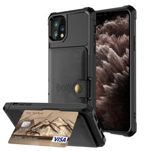Load image into Gallery viewer, Magnetic Wallet Card Bag Leather Case, For iPhone 11 Pro Max, For iPhone X / XS, For iPhone XR, For iPhone XS Max, For iPhone SE 2022 / 2020 / 7 / 8, For iPhone 8 Plus / 7 Plus / 6 Plus
